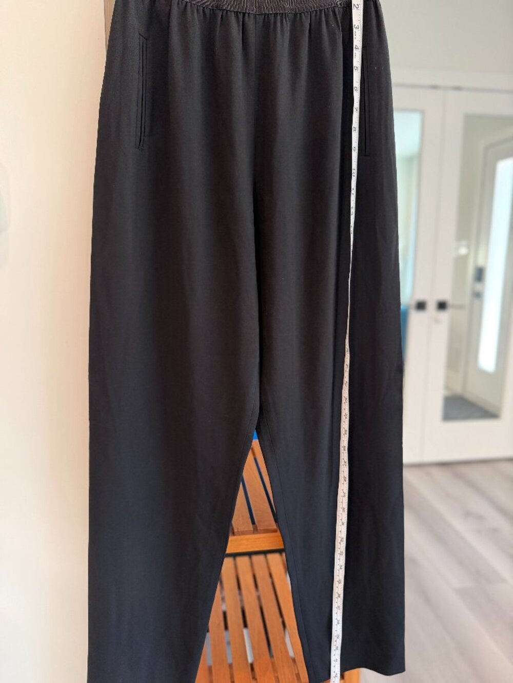 Babaton Black Silky pants size small